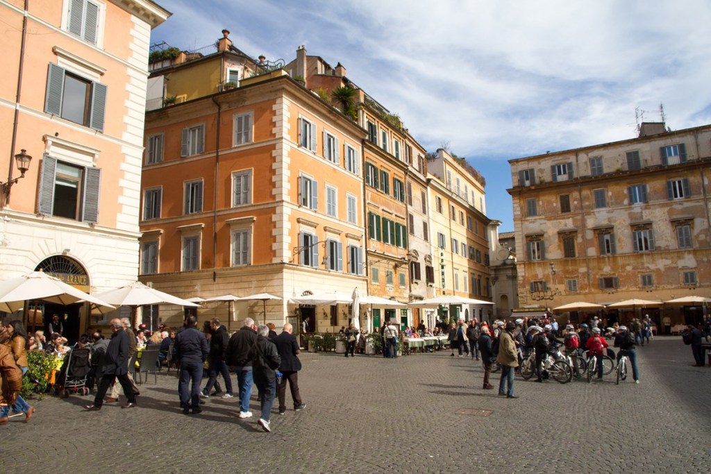Charming Trastevere neighbourhood in Rome during dialysis in Italy travel