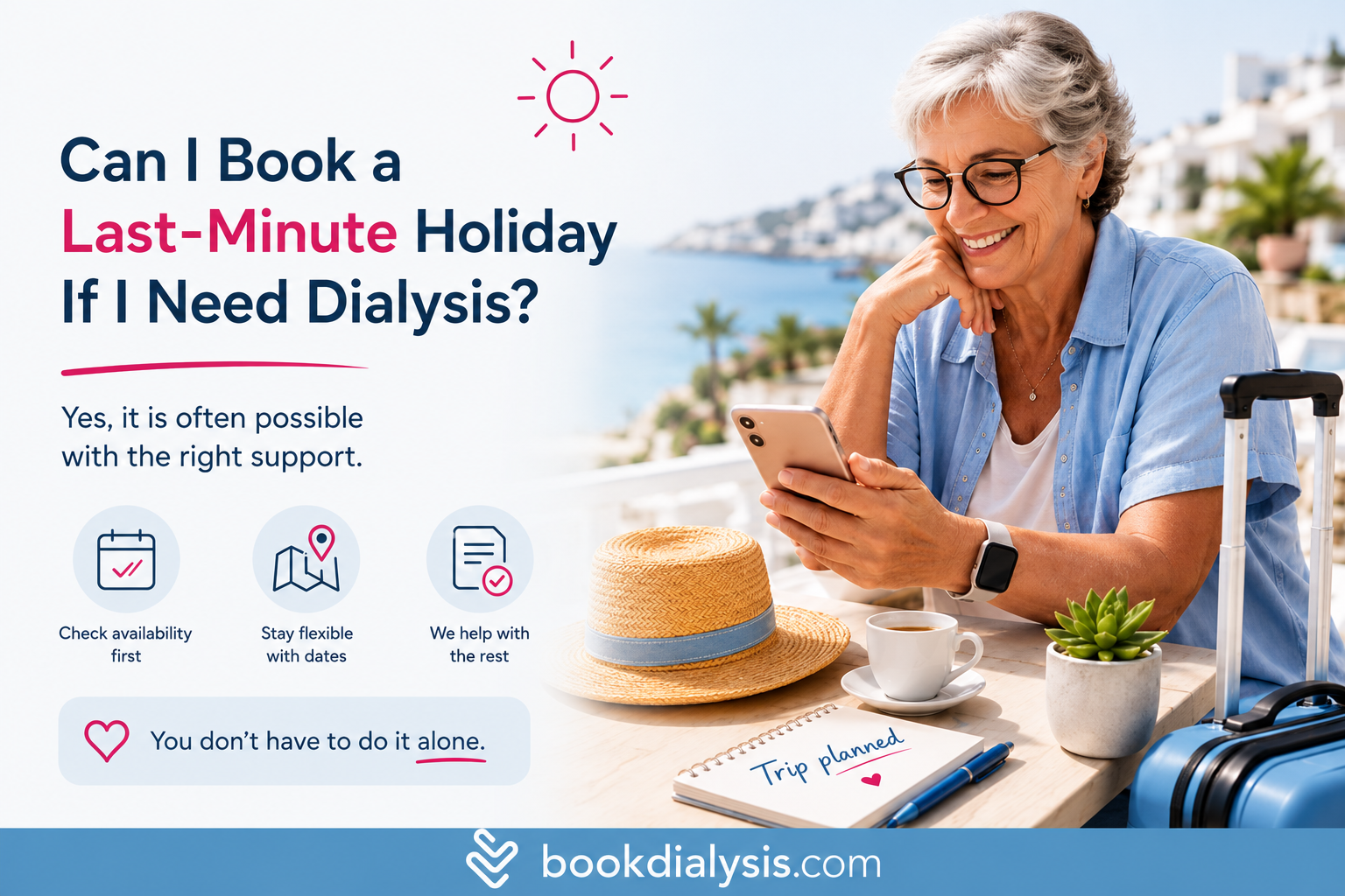 Can I Book a Last-Minute Holiday If I Need Dialysis?